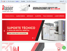 Tablet Screenshot of ilaser.com.br